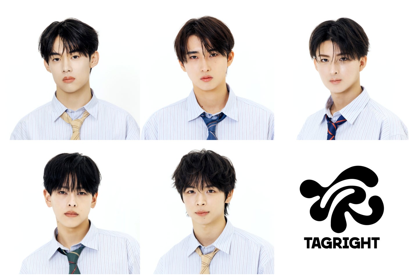 西山智樹・前⽥⼤輔による新ボーイズグループ「TAGRIGHT」候補⽣5名を
