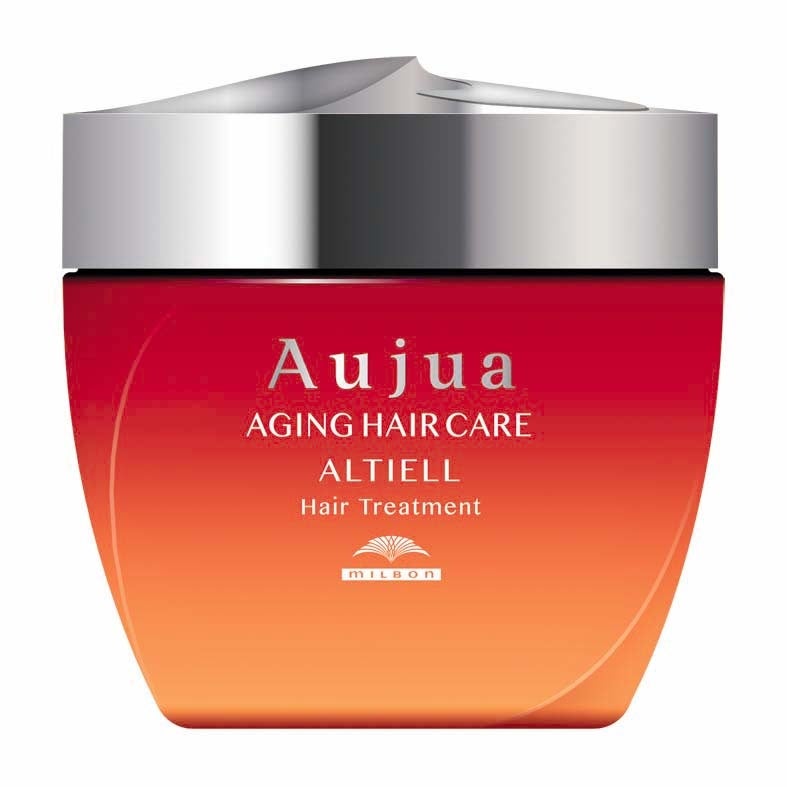 Aujuaより、根元から毛先まで芯があるのにやわらかな髪へ導く新