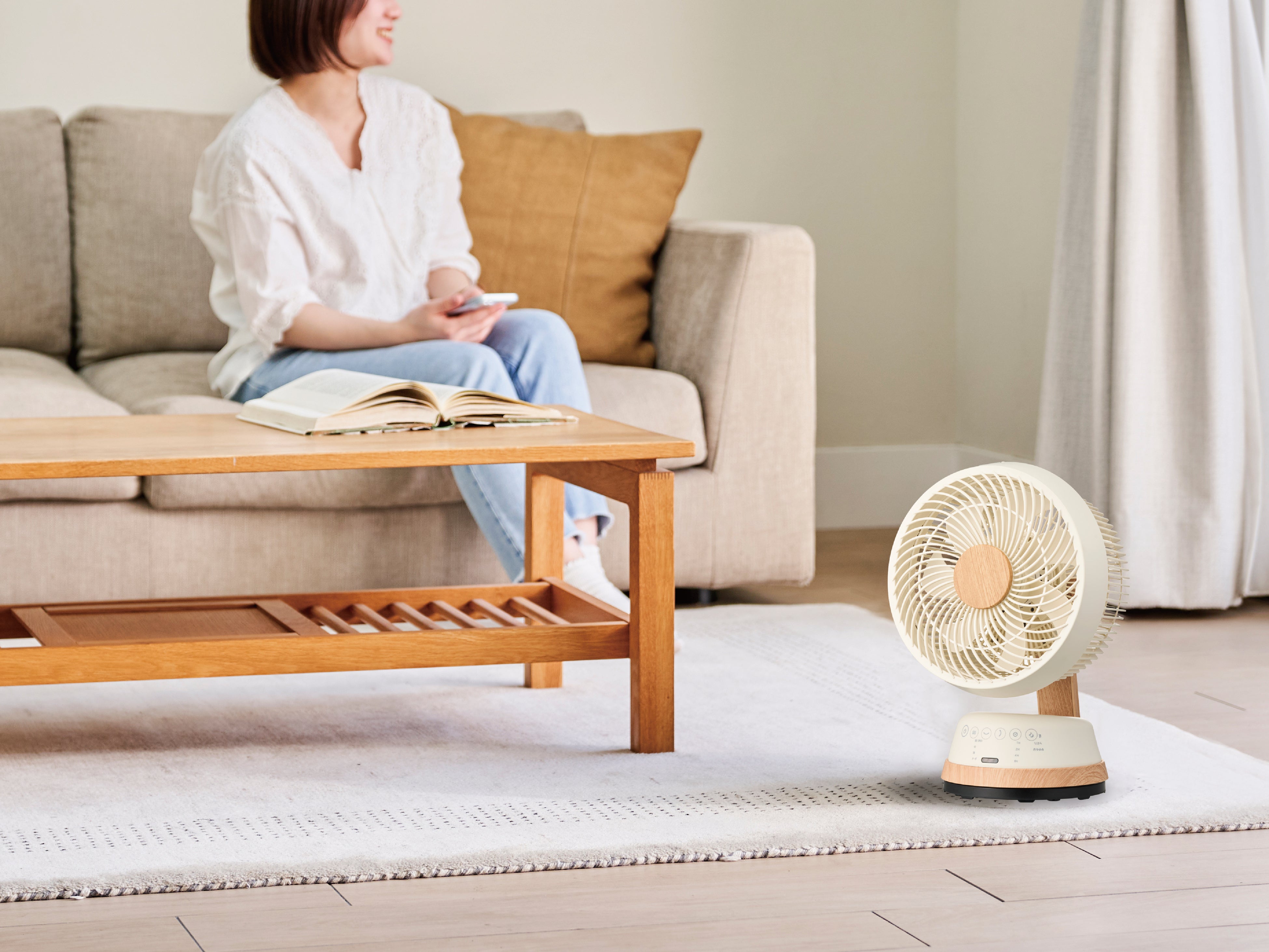 インテリアに映える木目調サーキュレーターを全分解可能にリニューアル