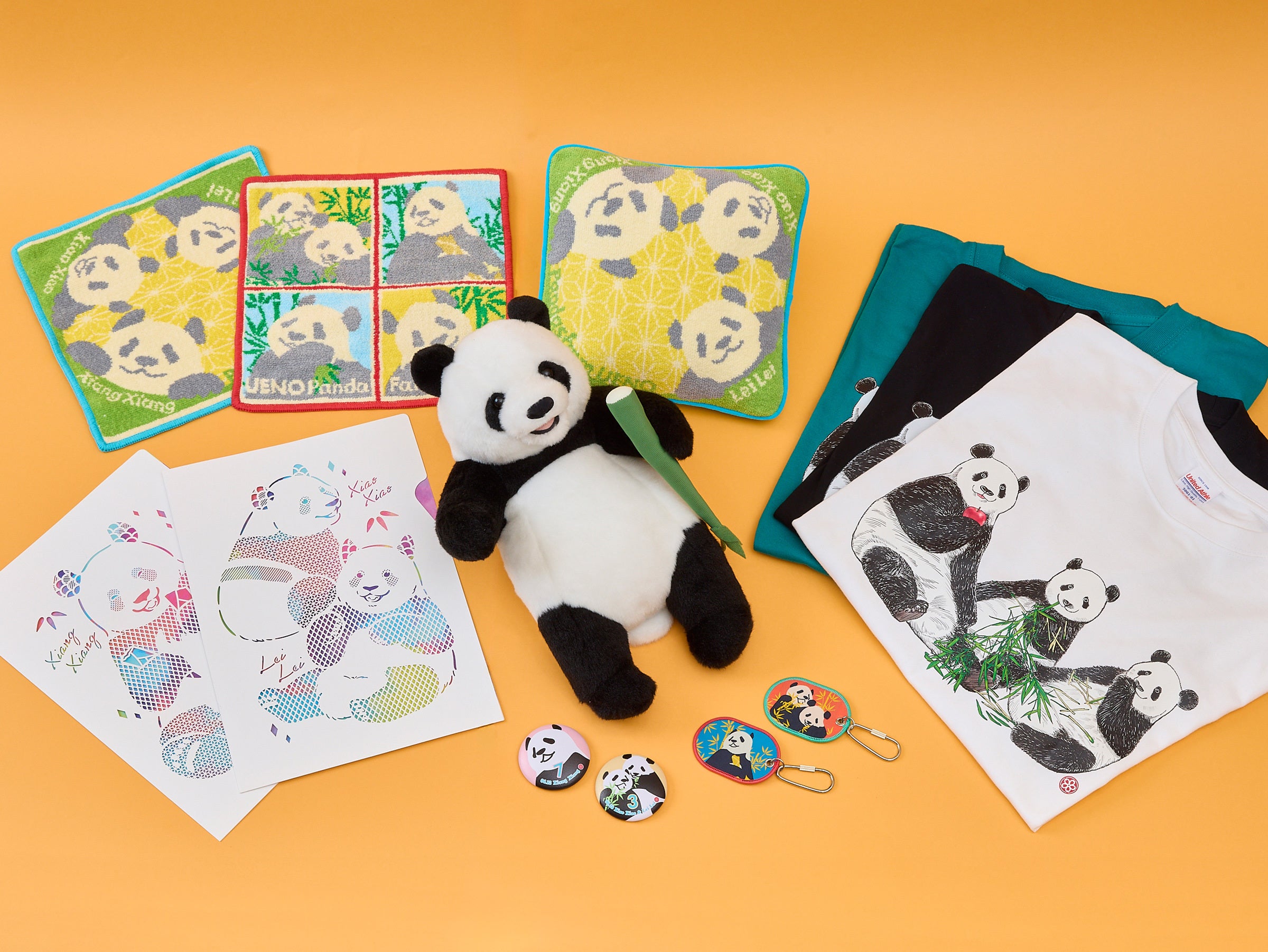 吉德コラボぬいぐるみをはじめ、上野パンダグッズが続々登場！上野案内