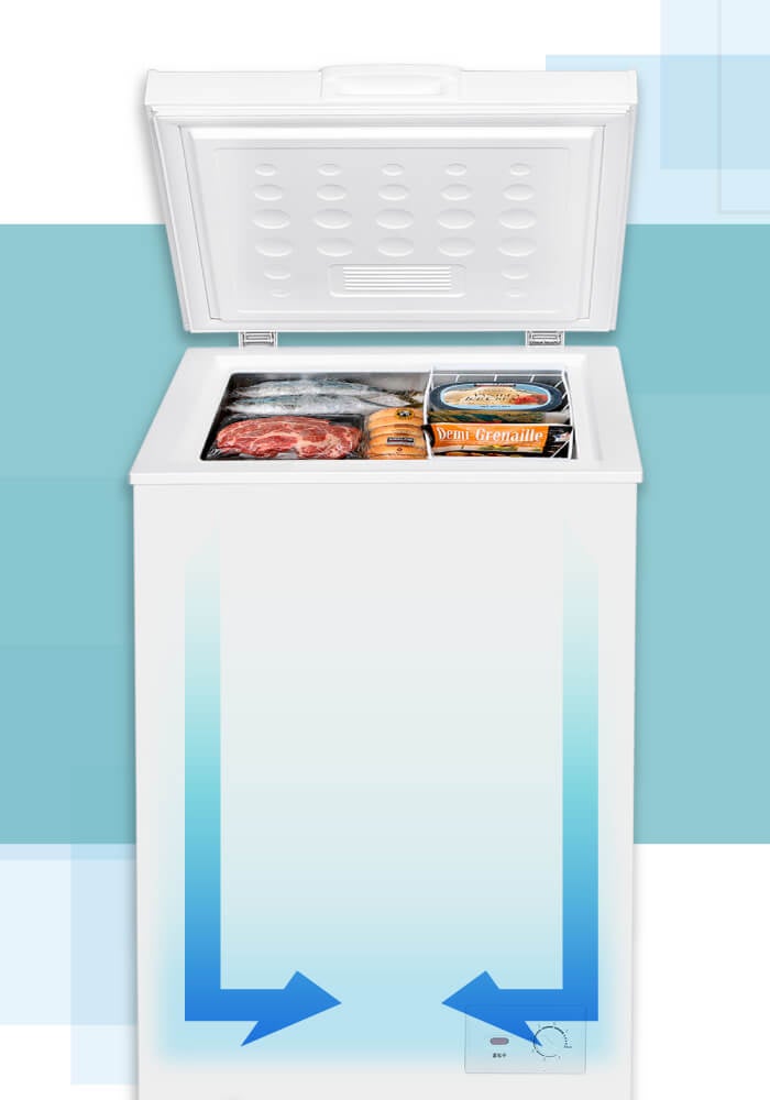 2台目にぴったり、専用冷凍庫としてお使いいただけるお手頃サイズの