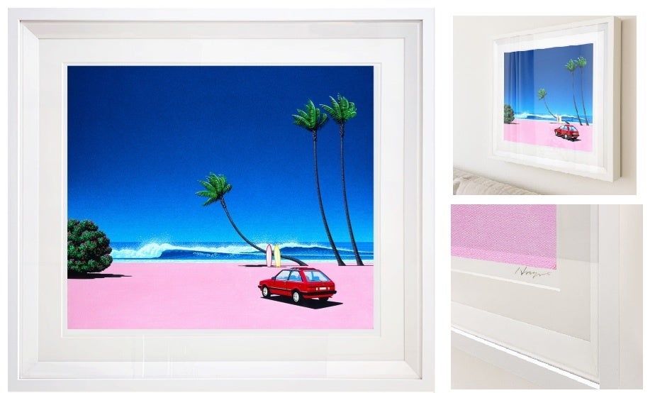 福岡三越4階 アートステーションプラスバイA.P.J.】永井博“直筆サイン