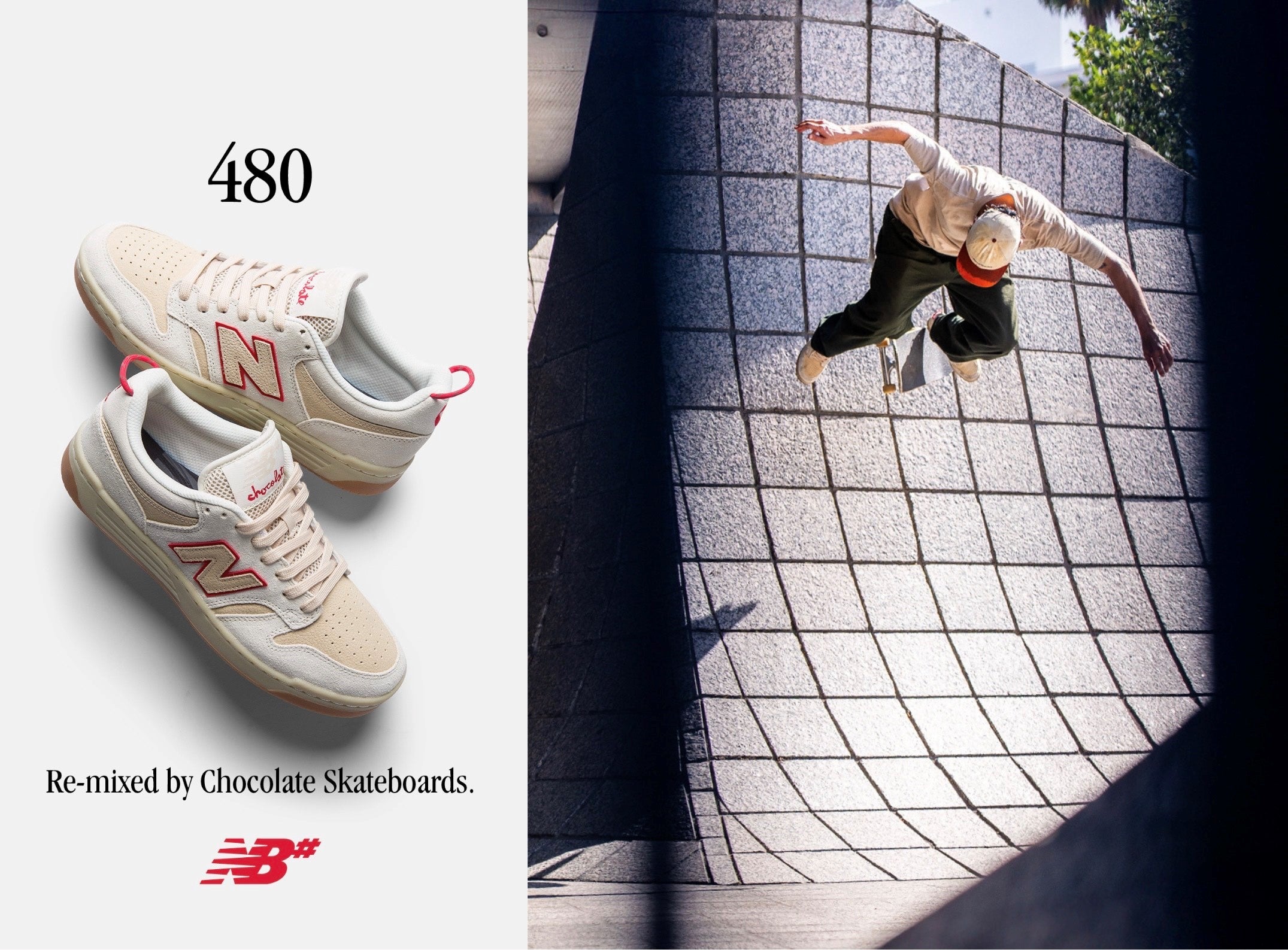 New Balance Numeric 480 x Chocolate Skateboards コラボレーション
