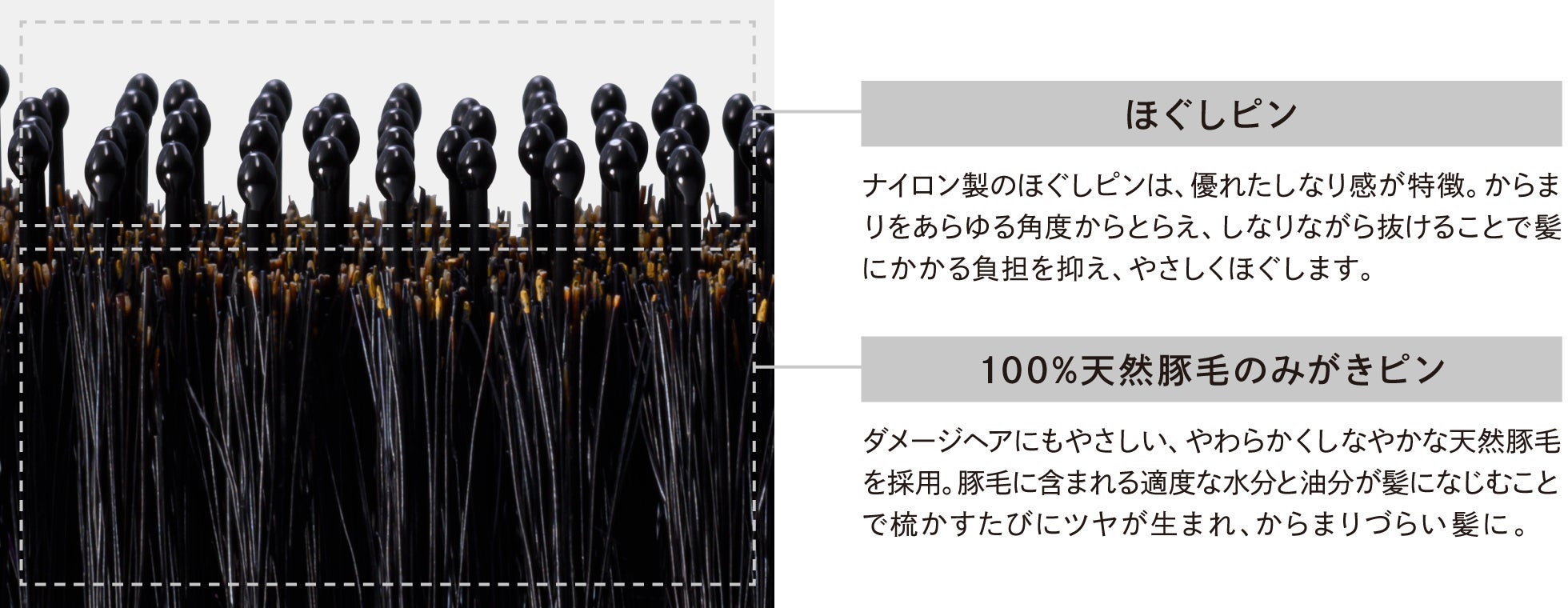 天然毛でみがく。梳かすたび気品あふれるツヤメイクブラシ。「ReFa