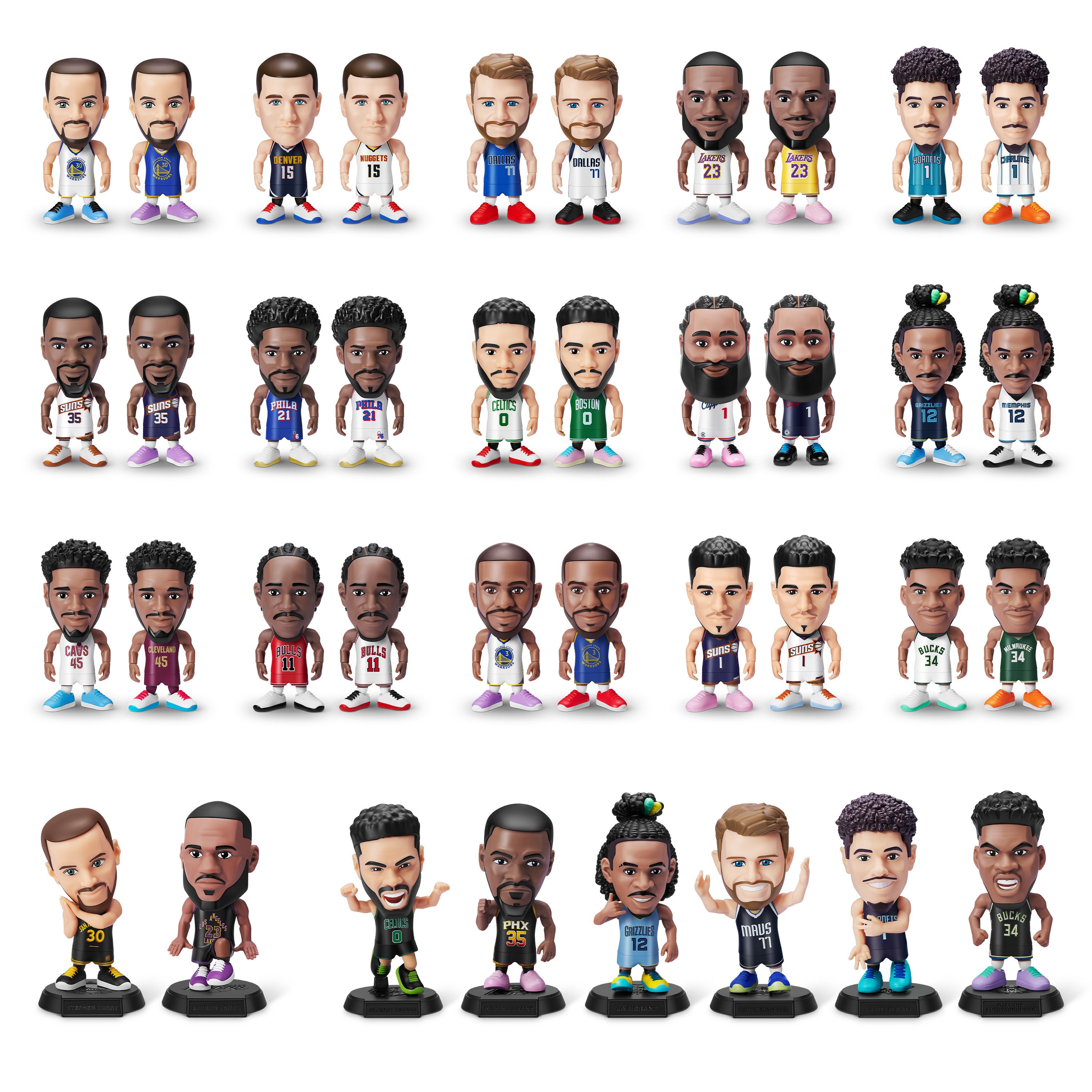 NBAスター選手のフィギュアがランダムで当たる！「NBA Ballers Vol.1