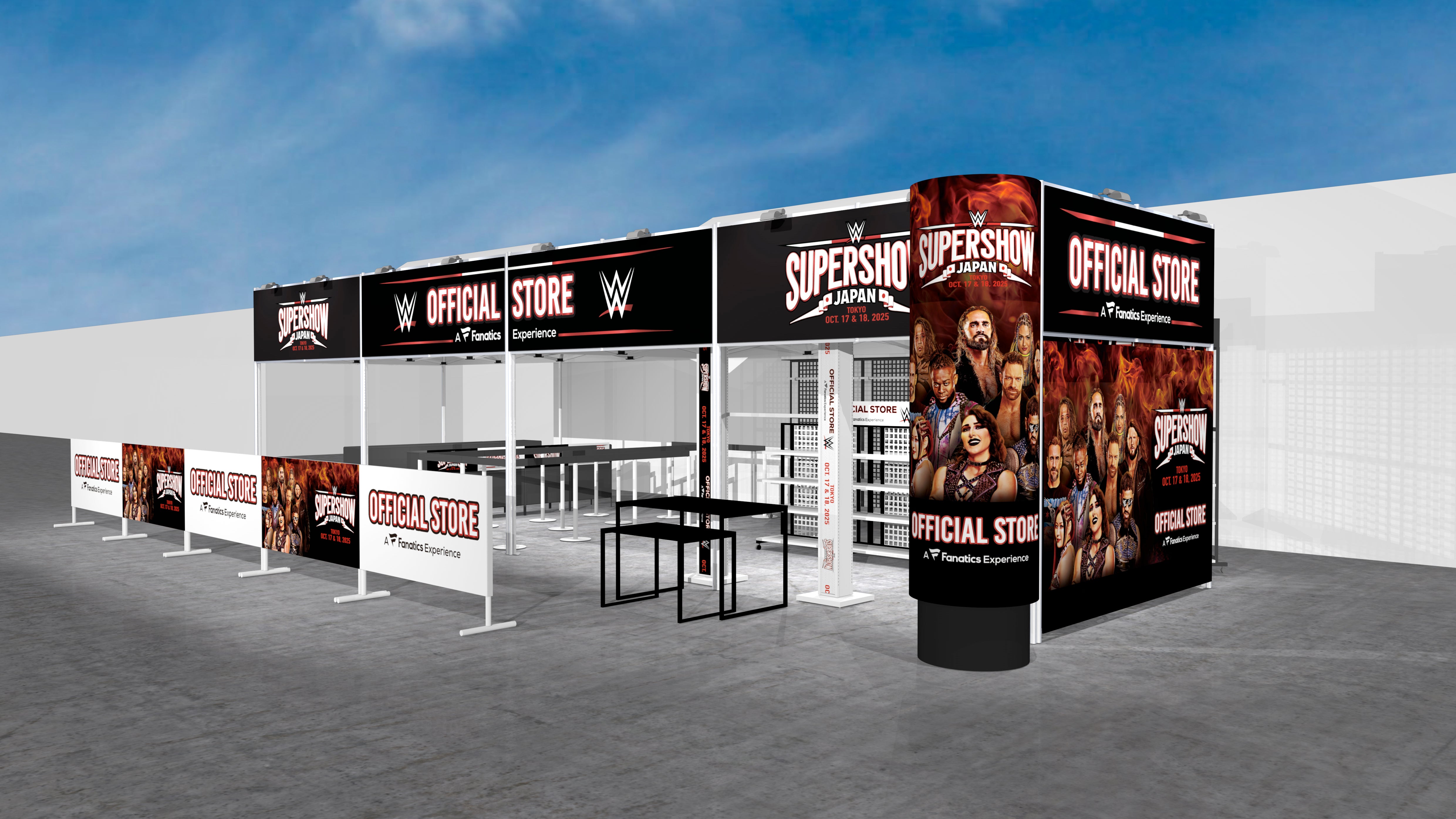 WWE SuperShow Japan』会場グッズ販売について | ファナティクス