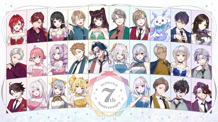 にじさんじ7周年を記念した新グッズが2025年2月3日(月)12時より順次