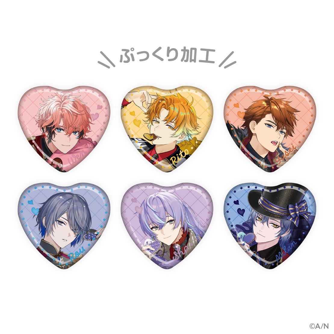 Melty Valentine」グッズを2025年2月7日(金)18時からにじストアにて