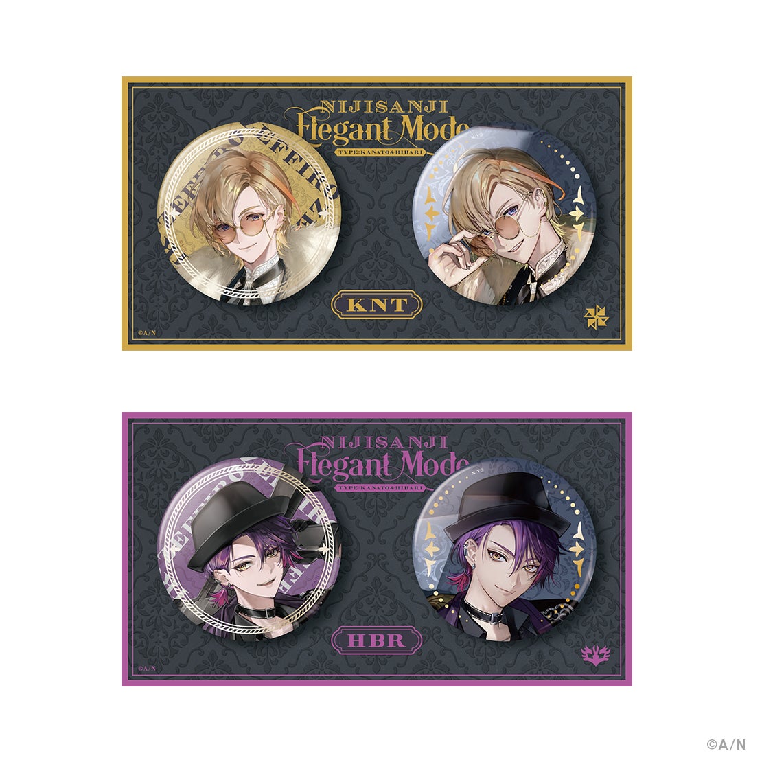 にじさんじから「NIJISANJI Elegant Mode Type：Kanato&Hibari」グッズ