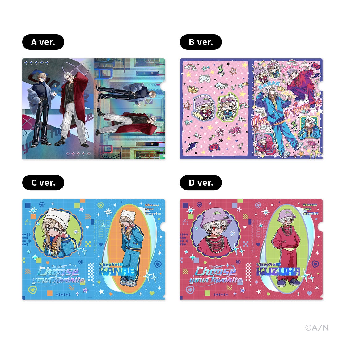 ChroNoiR新グッズ「Choose your favorite」を2025年9月10日(水)18時