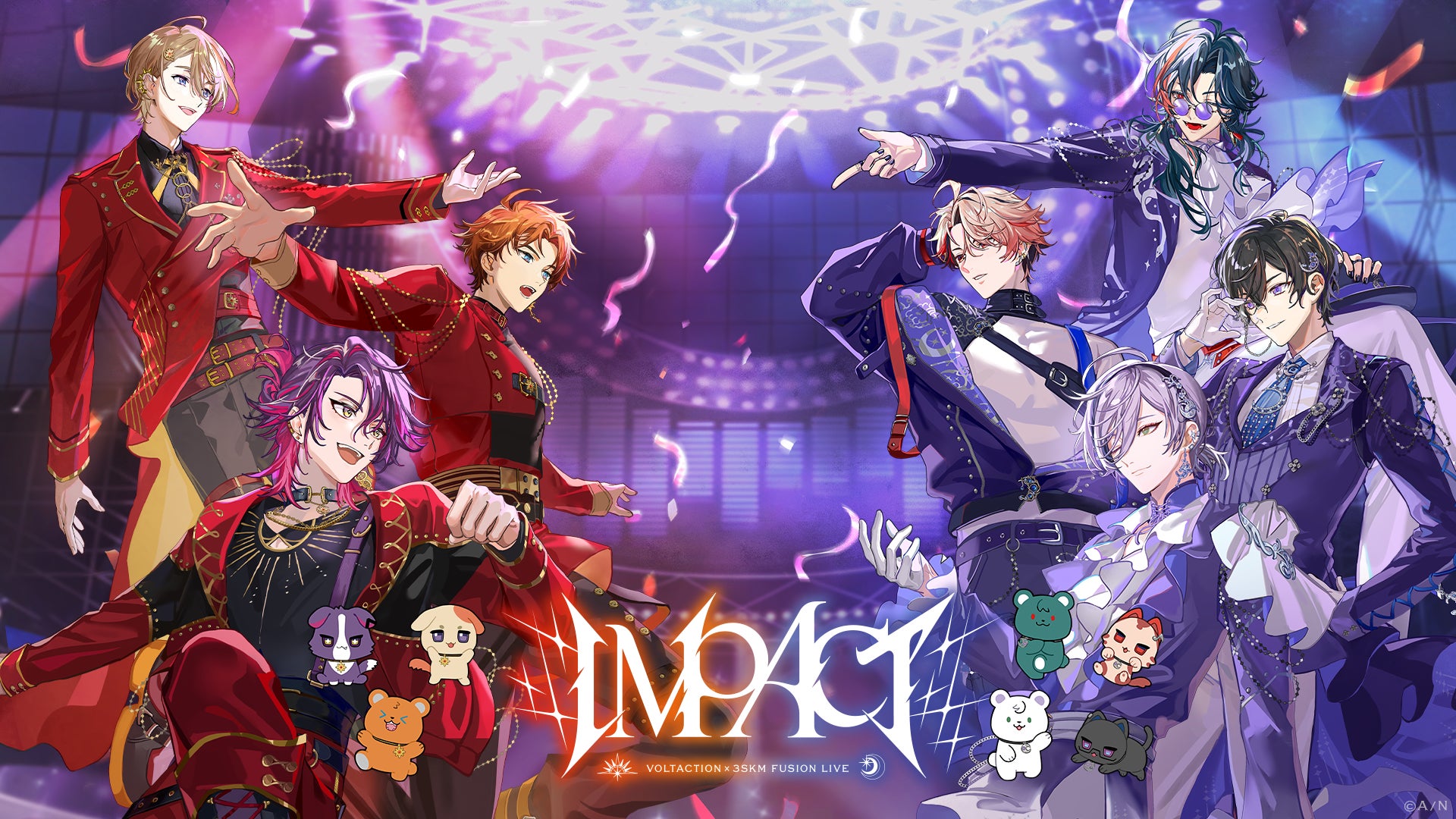 にじさんじより「VOLTACTION×3SKM FUSION LIVE “IMPACT”」が2026年1月6