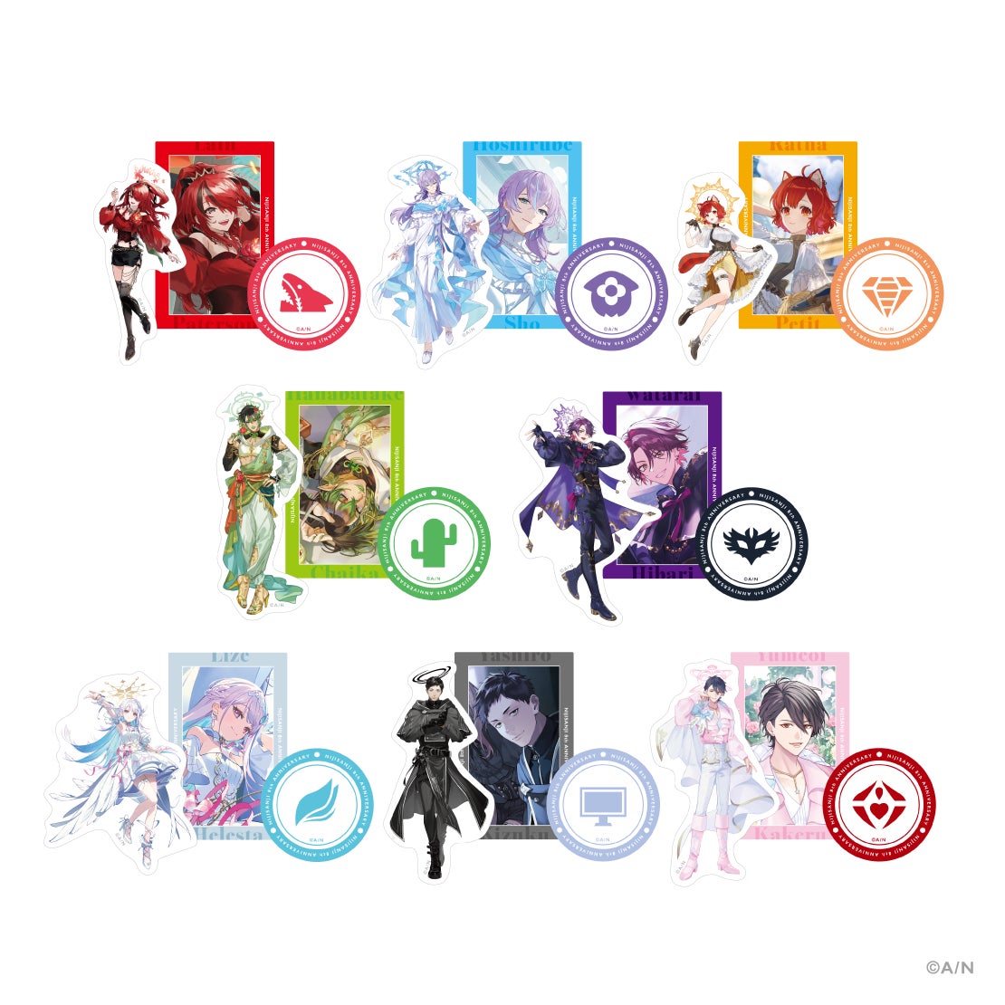 にじさんじ 8th Anniversary」グッズを2026年2月3日(火)12時から販売