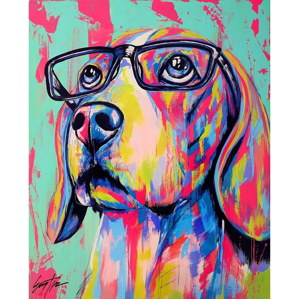 油絵 saosao専用 ベストフレンド*犬 油絵 saosao専用 ベストフレンド