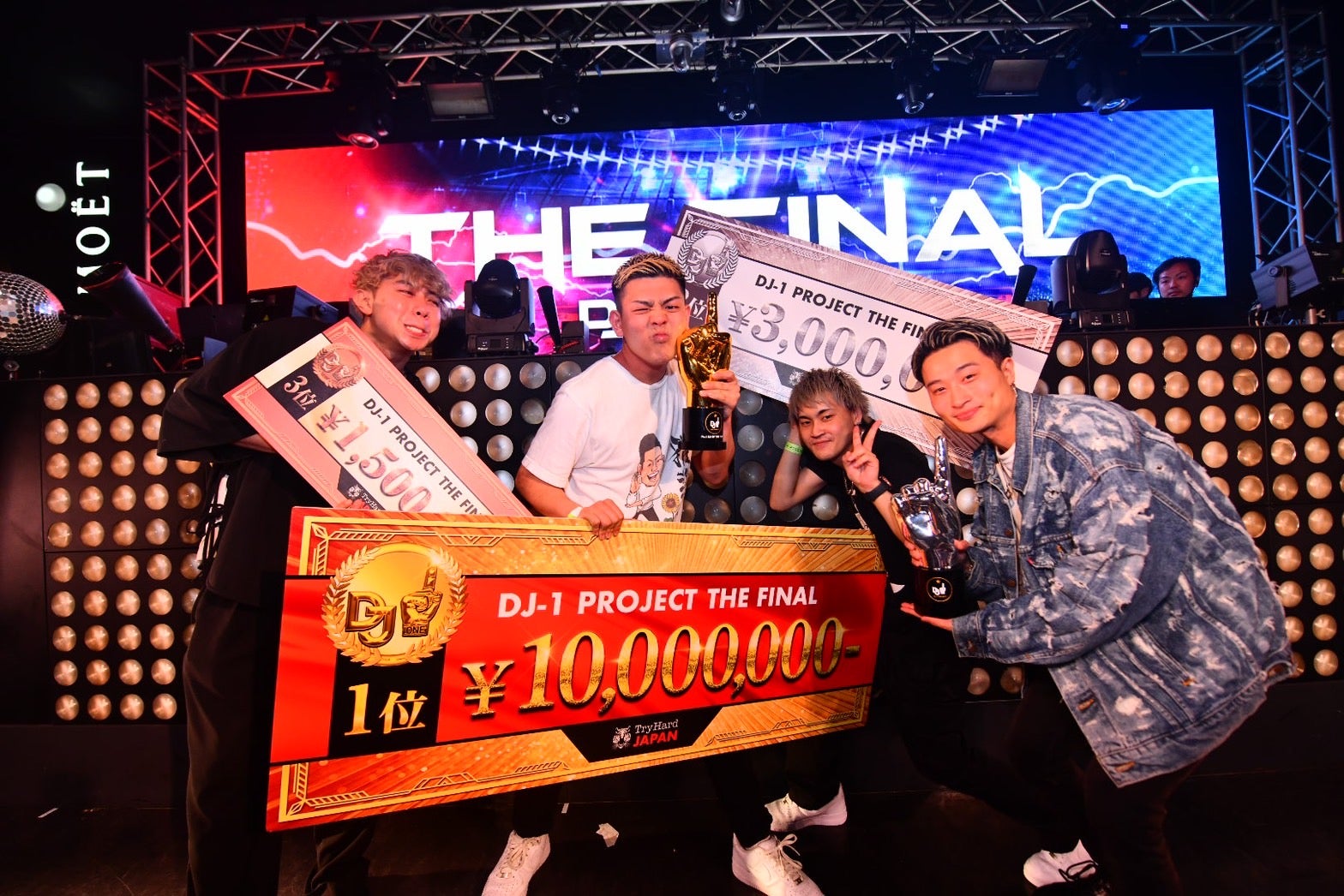 1500万円は誰の手に?】音楽で個性をぶつけ合う熱い闘いDJ-1！約一年間