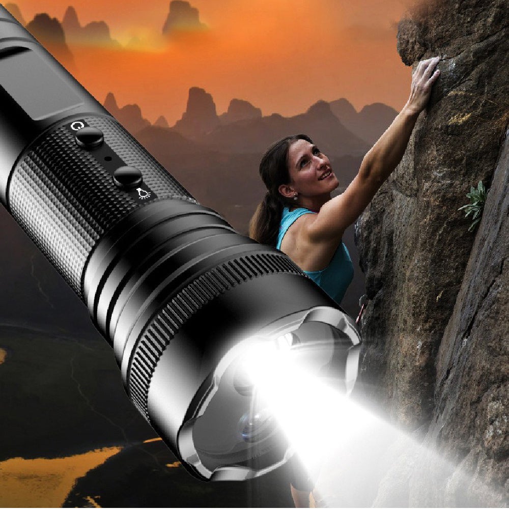 VLOGに最適・4Kハイビジョンカメラ搭載で撮影もできる懐中電灯