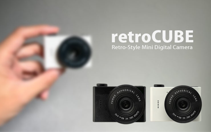 新発売】レトロな写真が撮れる超ミニカメラ「retroCUBE」を「BONZ