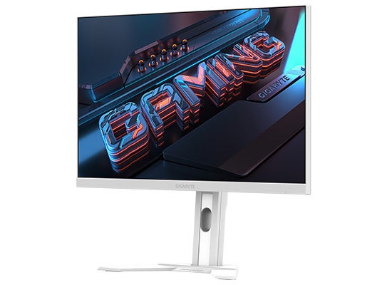 GIGABYTEから、ホワイトカラーのフレームデザインのQHD解像度