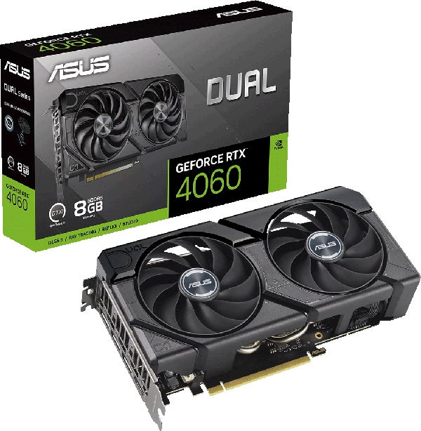 ASUSから、GeForce RTX 4060 高冷却デュアルファン搭載グラフィック