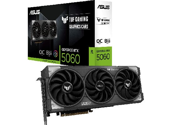 ASUSから、GeForce RTX 5060 搭載グラフィックボードを3製品発売