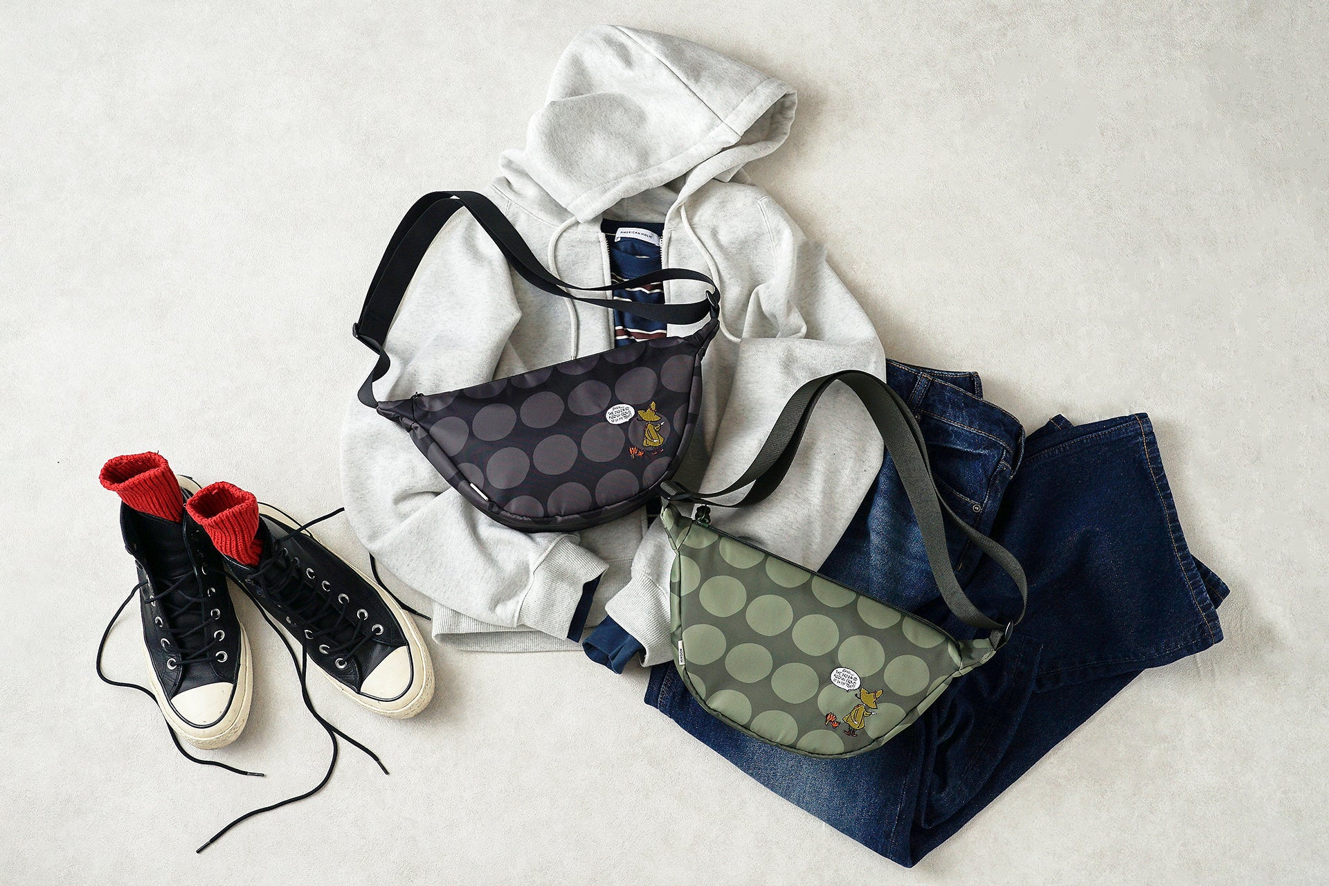 ムーミン】軽くて快適なバッグが新登場！華やかな柄にリッチな