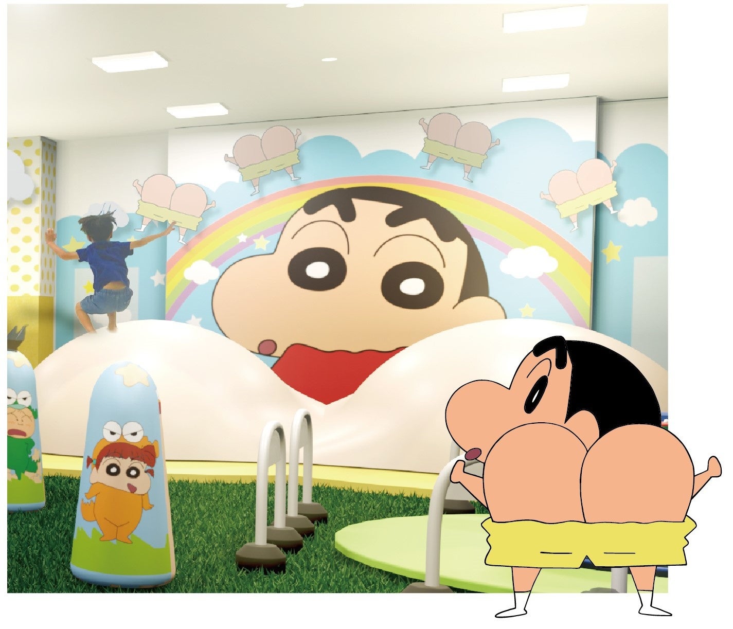 日本初！「クレヨンしんちゃん」のインドアプレイグラウンド『クレヨン