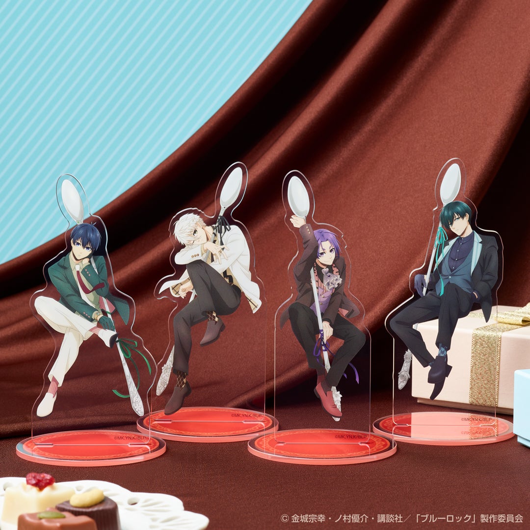 チョコレートフレーバーをモチーフにしたシックな衣装のイラストの景品