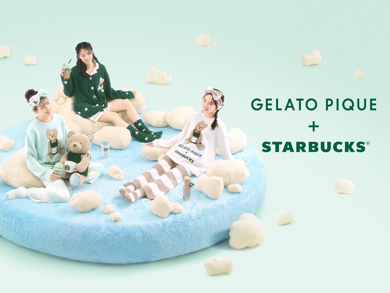 GELATO PIQUE + STARBUCKS®“ふわふわ、もこもこ！とびきりスイートな
