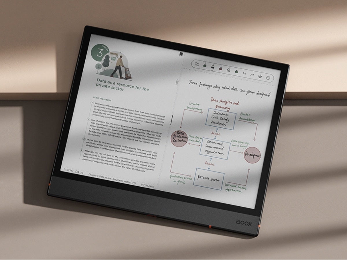 10.3インチ カラー電子ペーパーAndroidタブレット【BOOX NoteAir4C