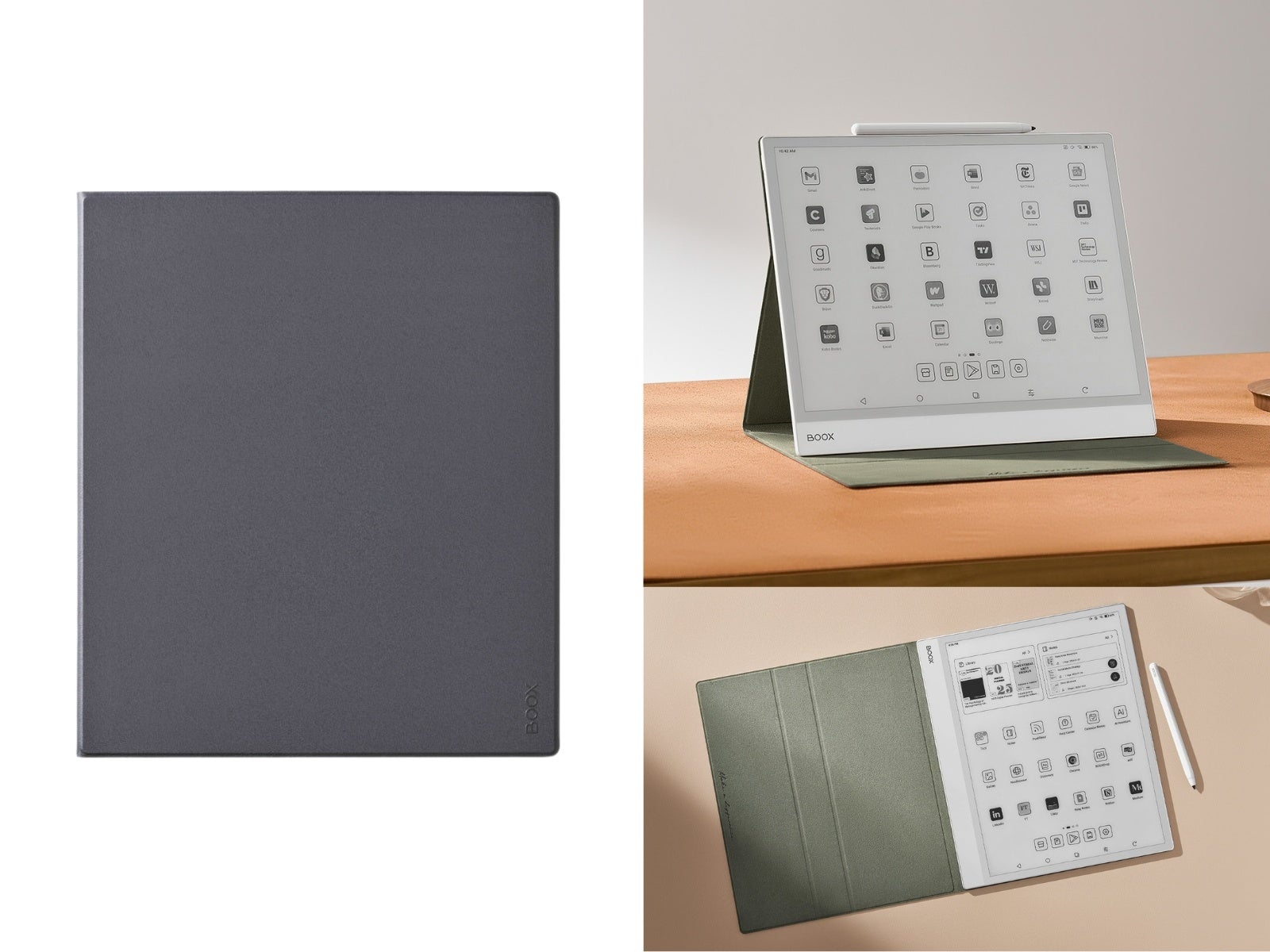13インチ大型モノクロ電子ペーパー搭載のANdroid13タブレット【BOOX