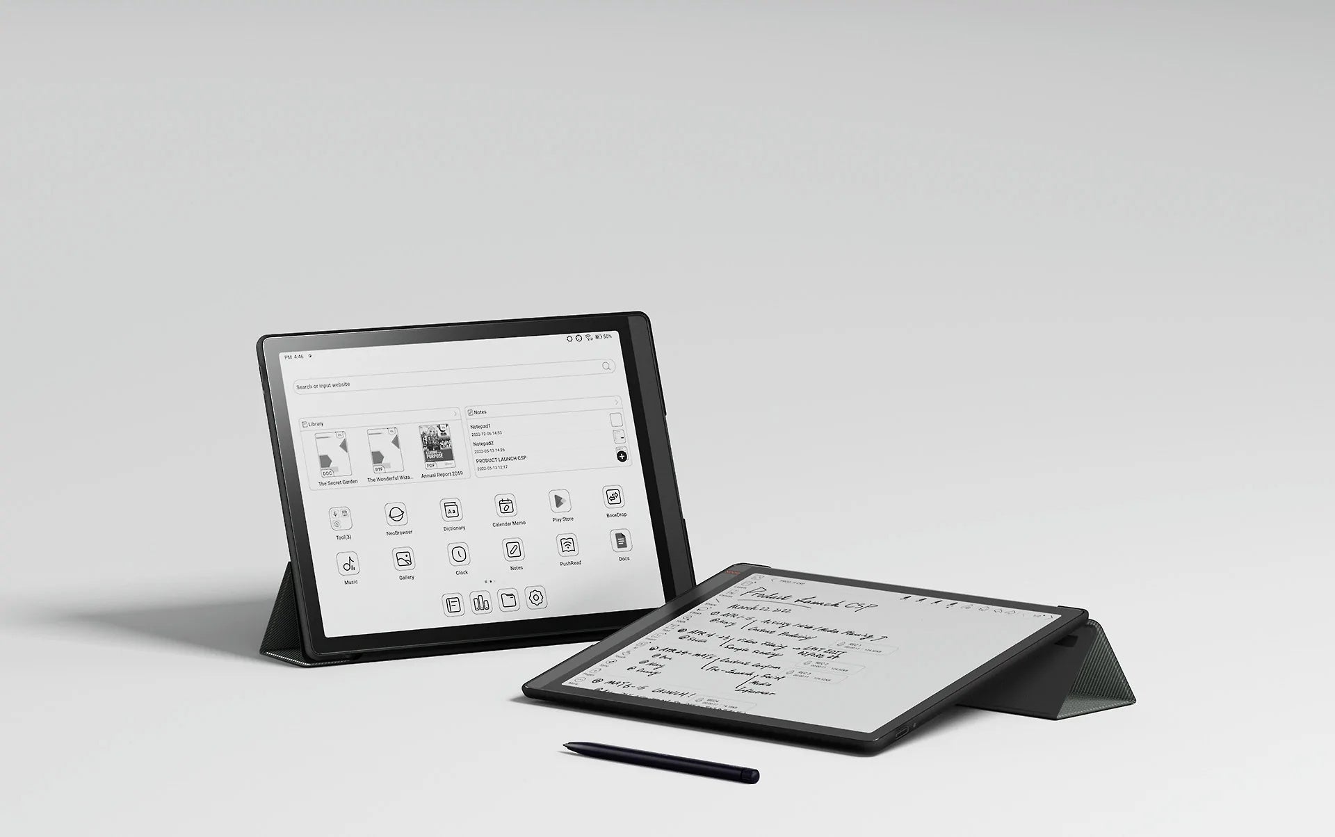 A4サイズ電子ペーパー搭載で読みやすい。GPUで高速動作を実現したBOOX