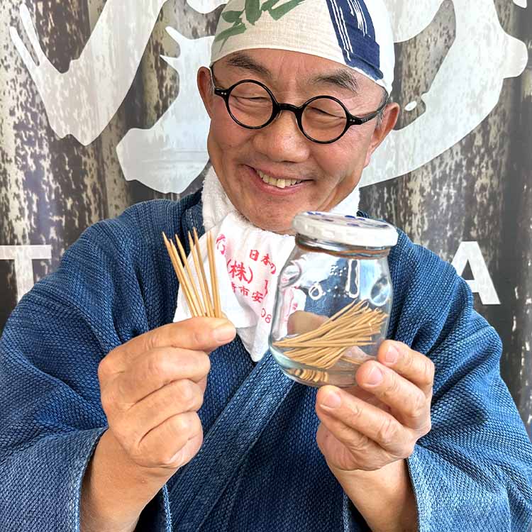 待望の復活・折れない！鋭い！極上の使い心地、国産竹楊枝 | 株式会社