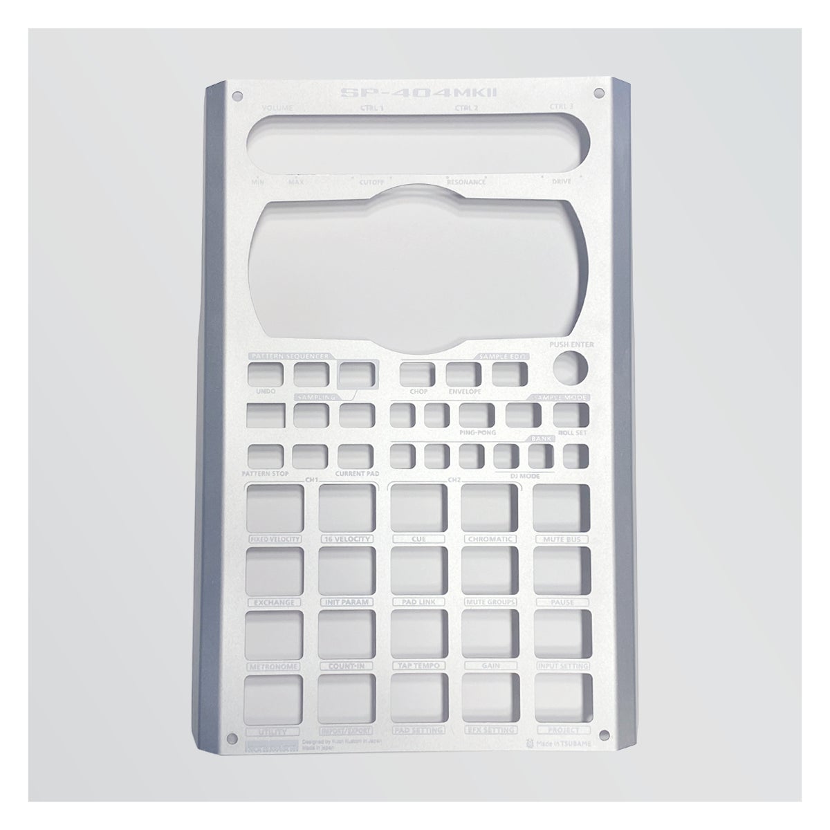 Roland | SP-404MKII】 新潟県燕三条で作る「交換用メタルフェイス