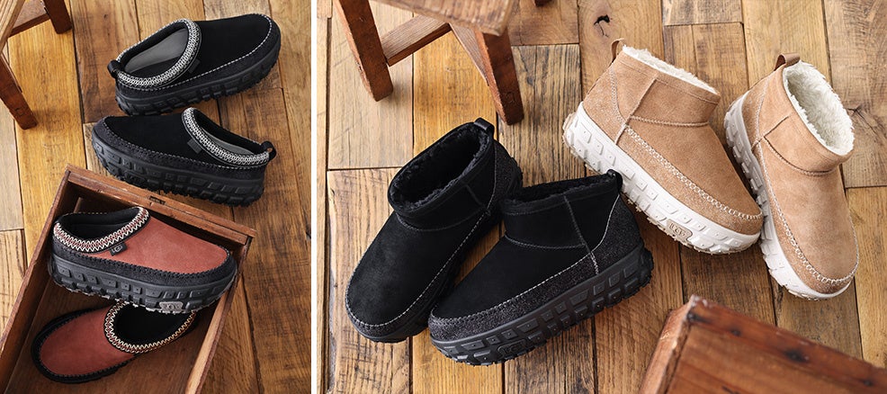 夏のアウトドアシーンにも活躍！グリップ力抜群の厚底ソールが目を惹く