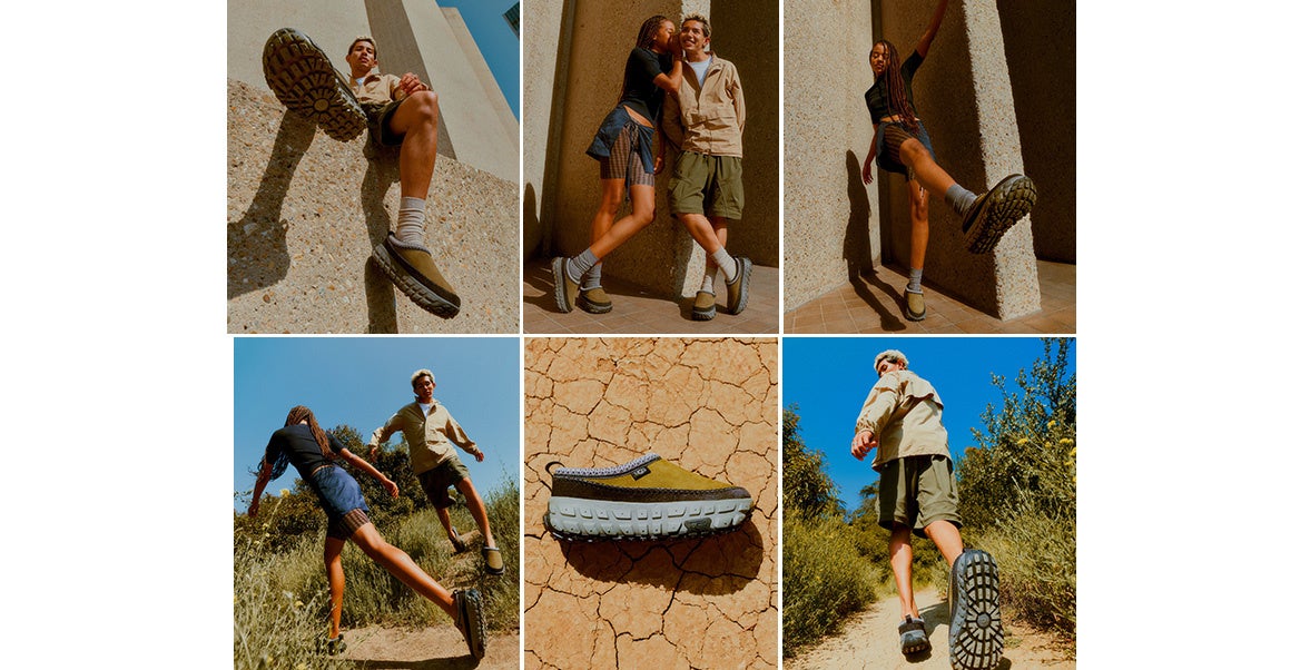 夏のアウトドアシーンにも活躍！グリップ力抜群の厚底ソールが目を惹く