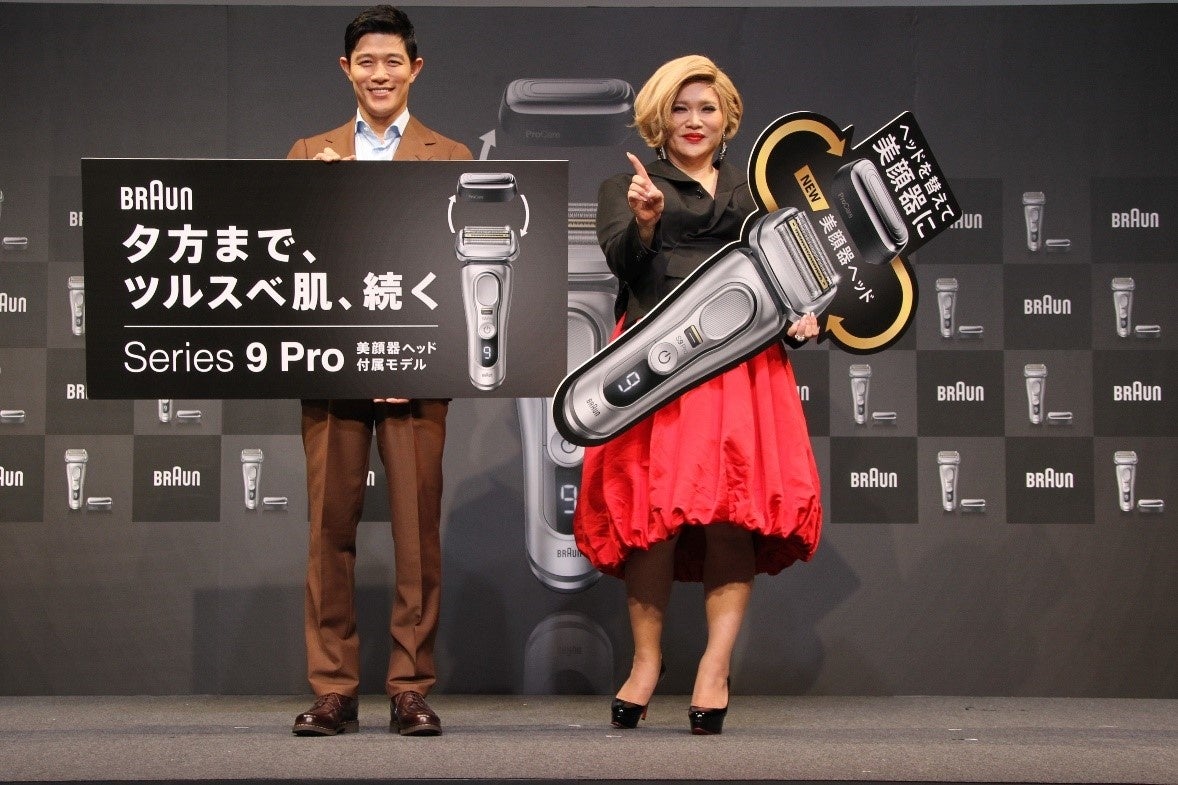 ブラウン シリーズ9Pro 美顔器ヘッド』で鈴木亮平さんのお肌も“つる