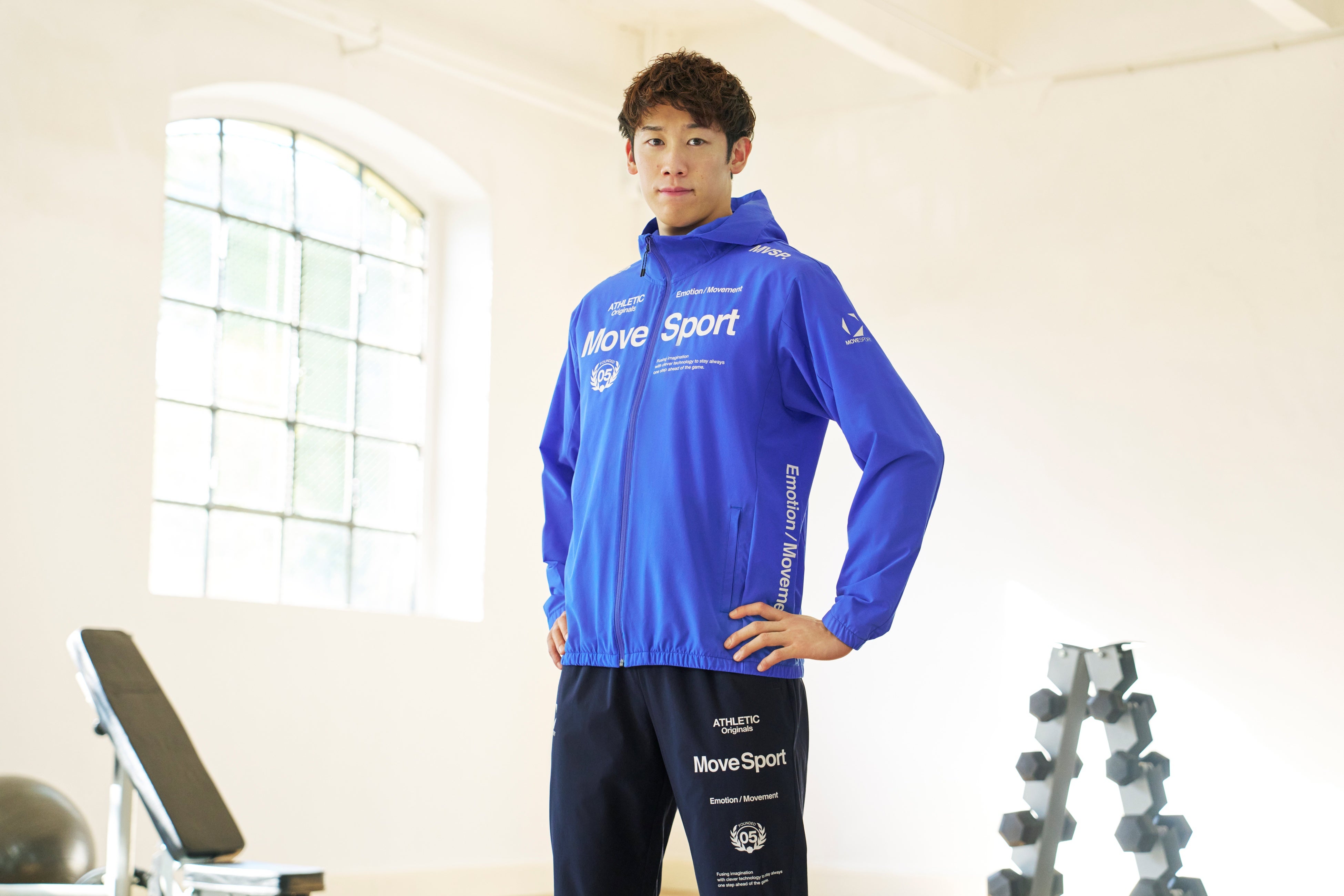 スポーツブランド『MOVESPORT』 プロバレーボーラー 石川祐希選手着用