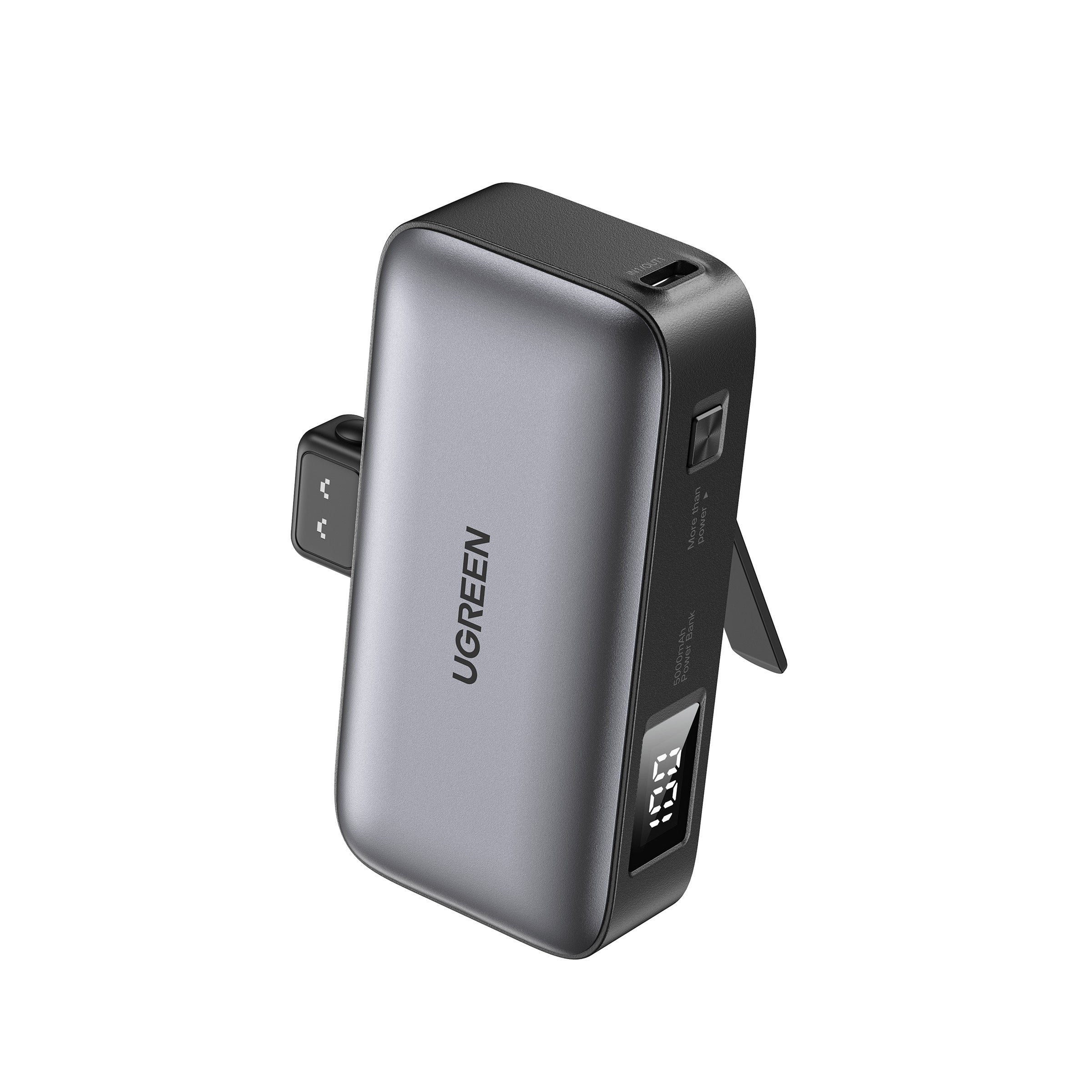 UGREEN 5000mAh USB-Cコネクタ内蔵モバイルバッテリー 20W 35338 | USB