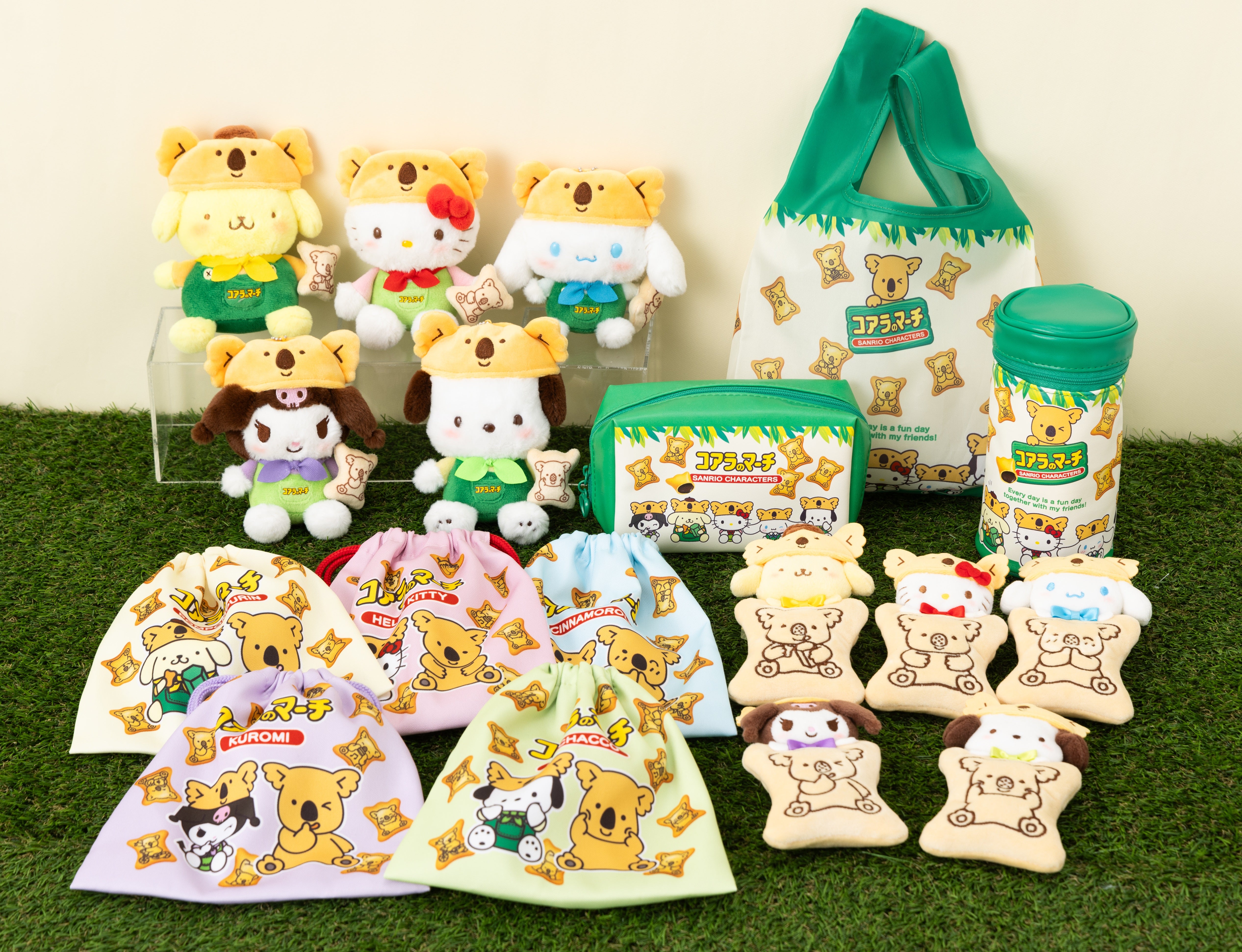 ホワイトデーシーズンに向けた、コアラのマーチくんとサンリオ