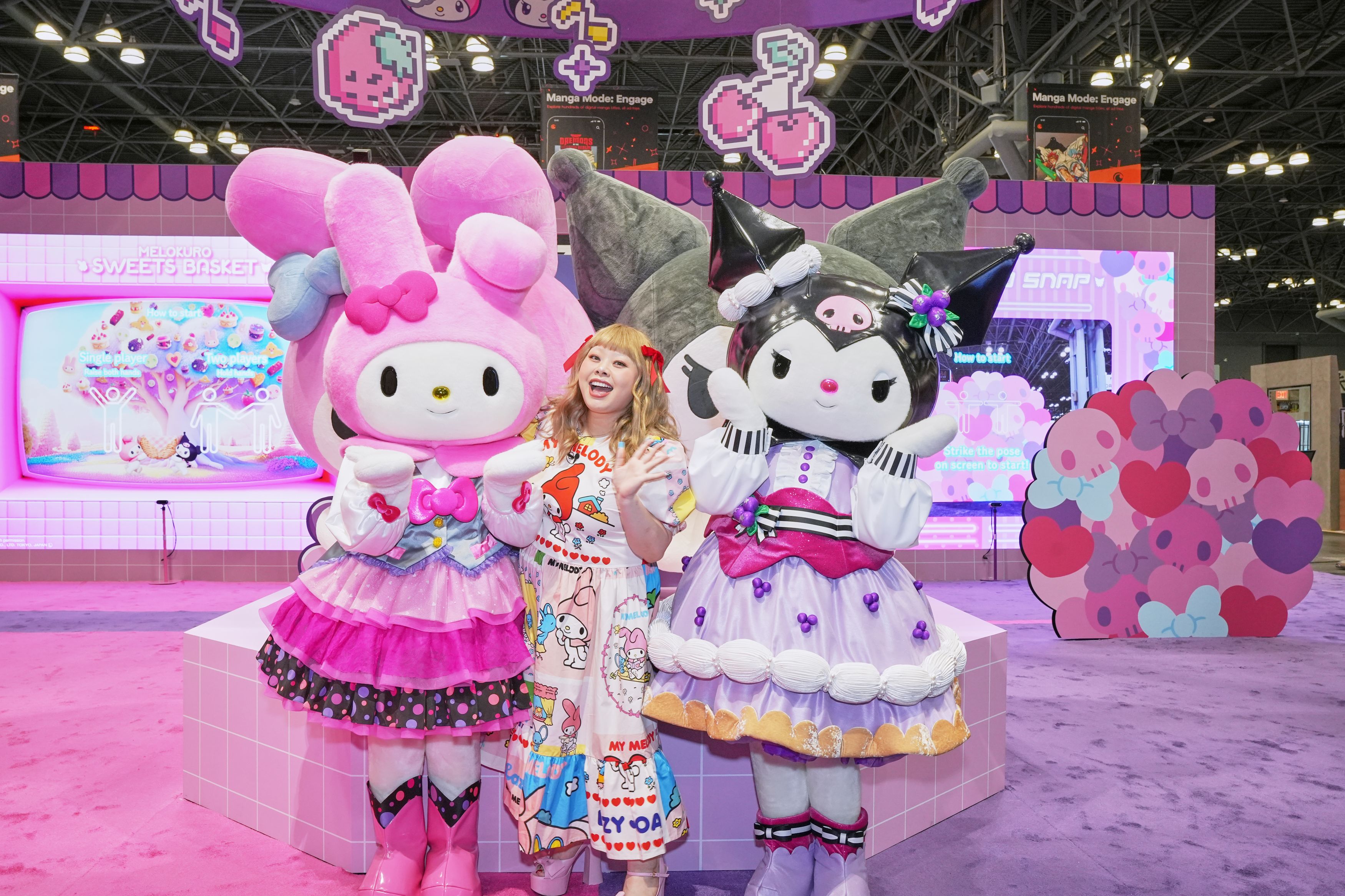 MY MELODY ♡ KUROMI GAME PLAZA「ニューヨーク・コミコン2025」に出展