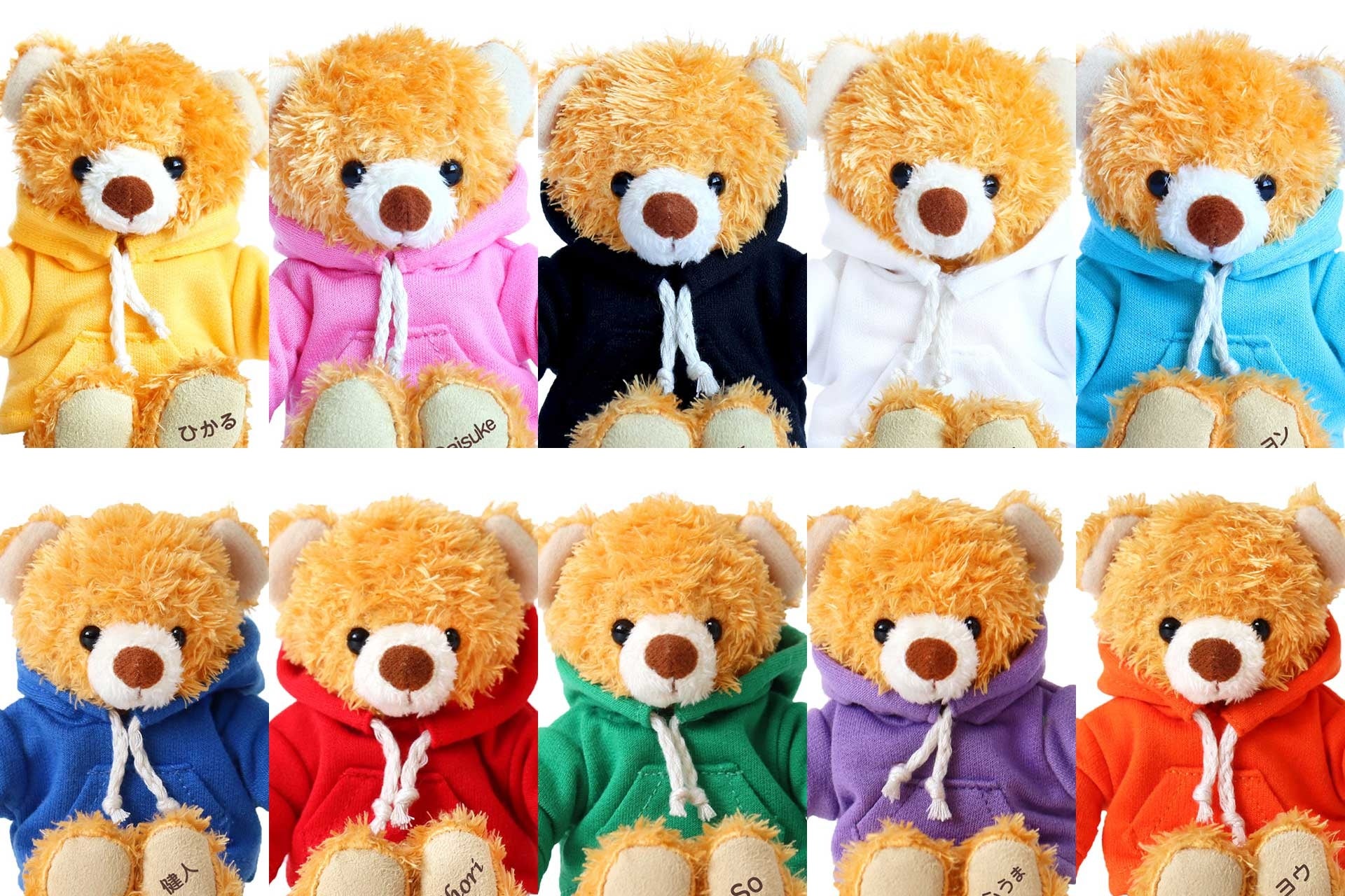 推し活がさらに楽しくなる！「推しカラーベア」に新色5色を追加発売