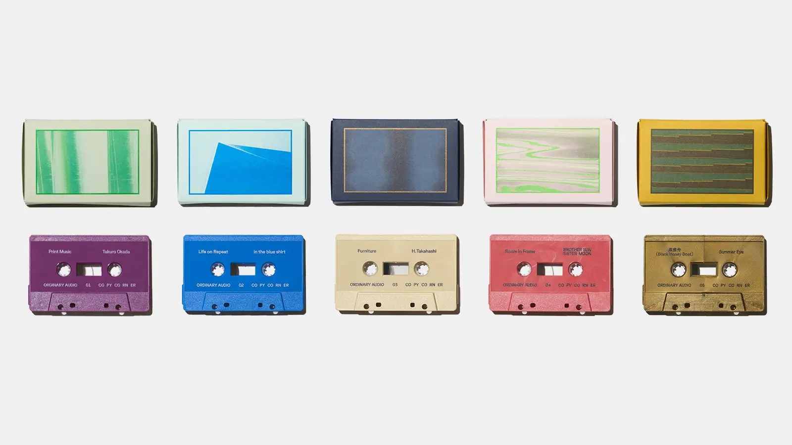 コクヨが手がけるレーベル「COPY CORNER」がカセットテープシリーズ