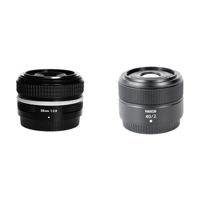 レンタル - Nikon Z 単焦点レンズ2本セット NIKKOR Z 28mm f/2.8