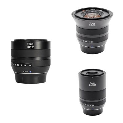 レンタル - CarlZeiss Toutシリーズ単焦点コンプリートセット(X