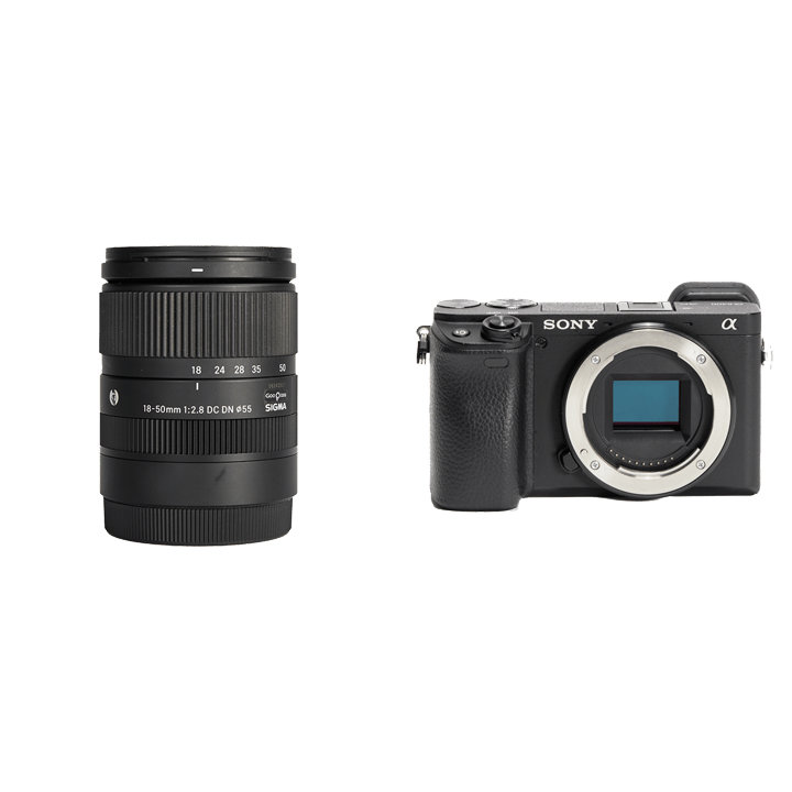 レンタル - SONY お手軽ミラーレス&SIGMA 大口径標準ズームレンズ