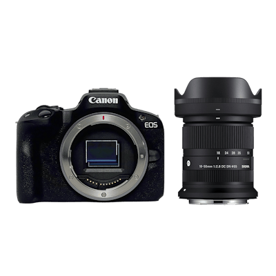 レンタル - Canon EOS R50 ボディ [ブラック] + 18-50mm F2.8 DC DN