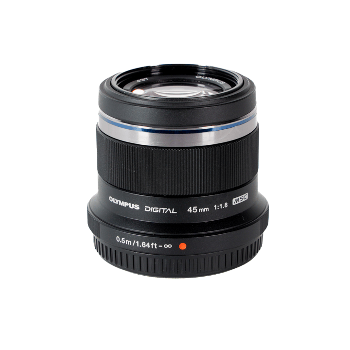 レンタル - OM SYSTEM(OLYMPUS)M.ZUIKO DIGITAL 45mm F1.8 [ブラック