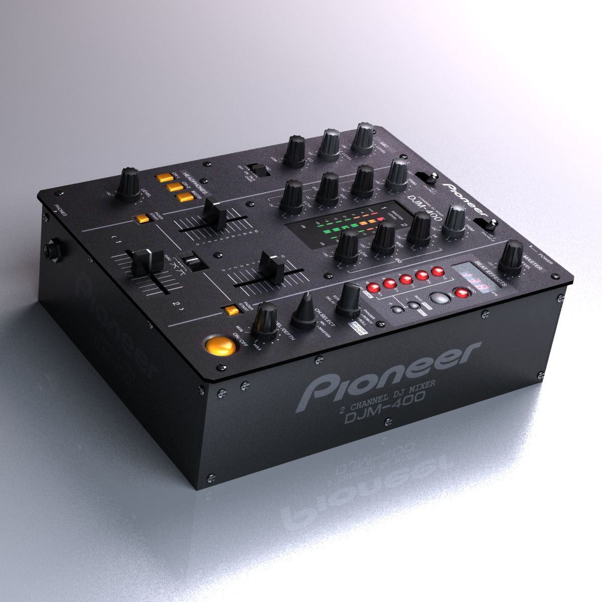 □□【電源AC付】Pioneer DJM-400 2チャンネルDJミキサー Pioneer DJM
