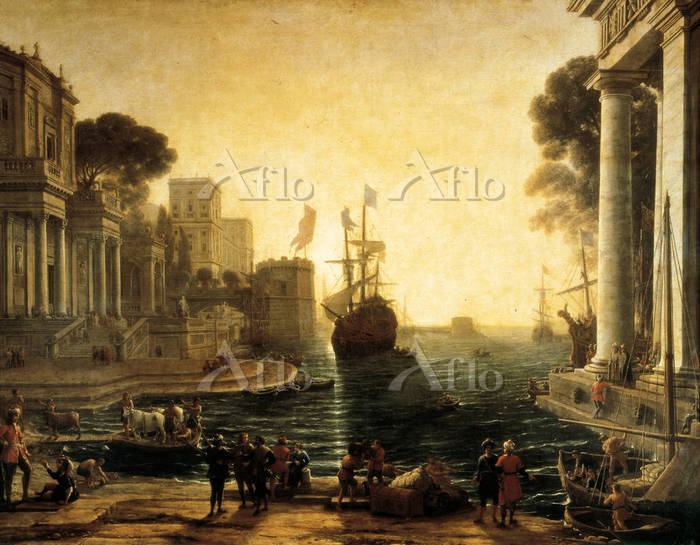 クロード・ロラン 「クリュセイスを父親のもとに返すオデュッセ