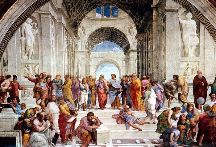 ラファエロ 「アテネの学堂」 [4141381]のアート作品 - アフロ