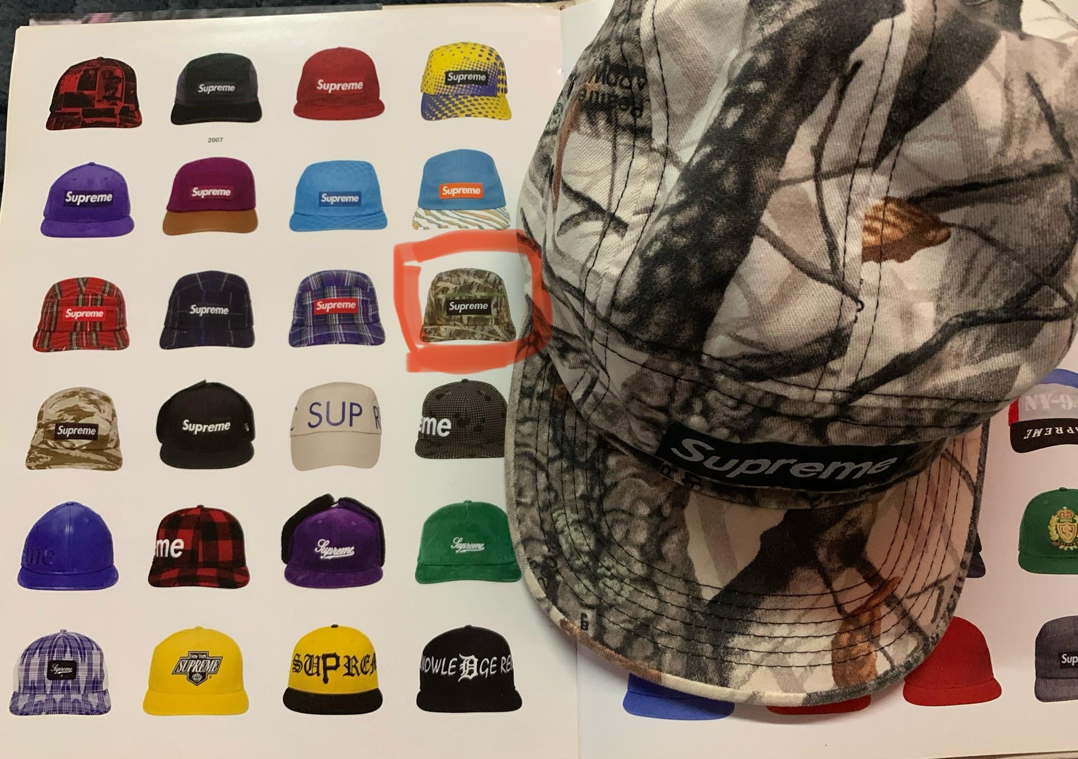 07 RealTree camp cap (not a sample) : r/supremeclothing